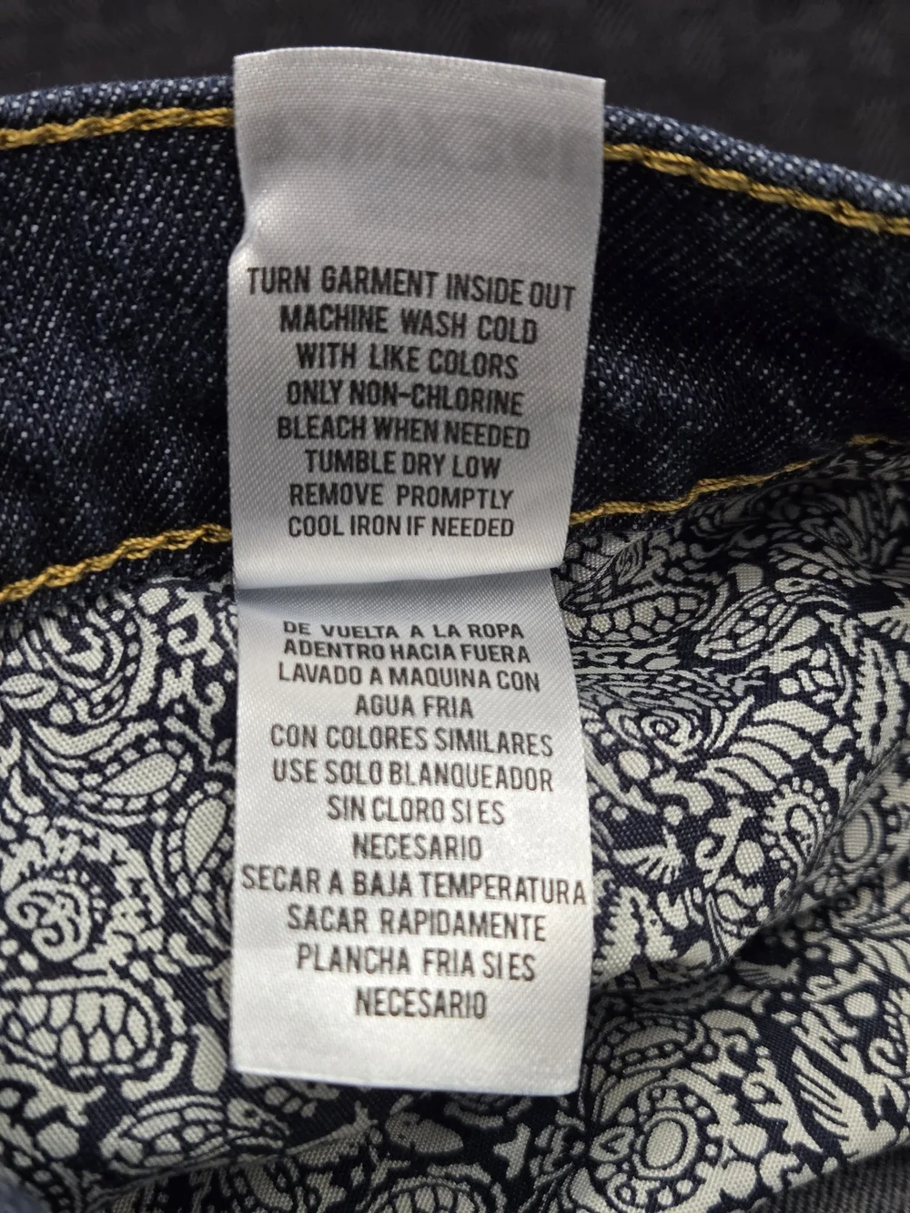Slim Straight Men’s Jeans in Deep Indigo